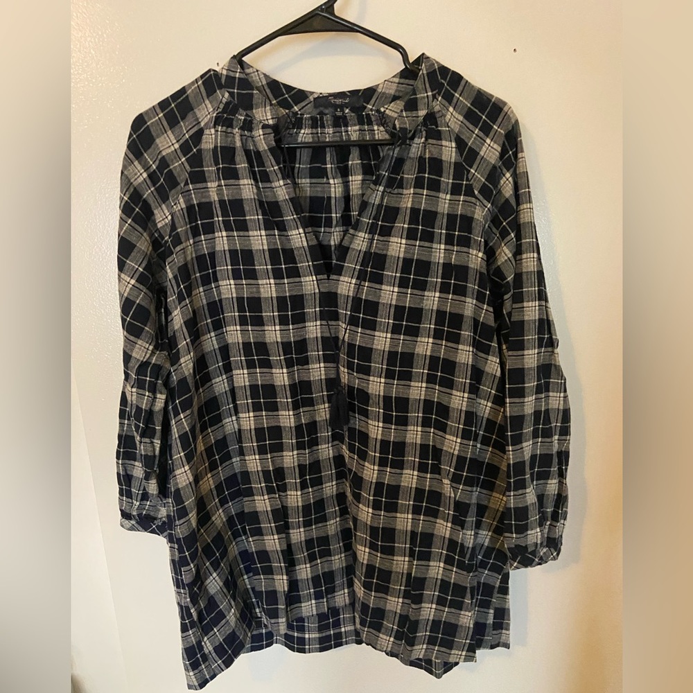 Madewell Checkered Tunic